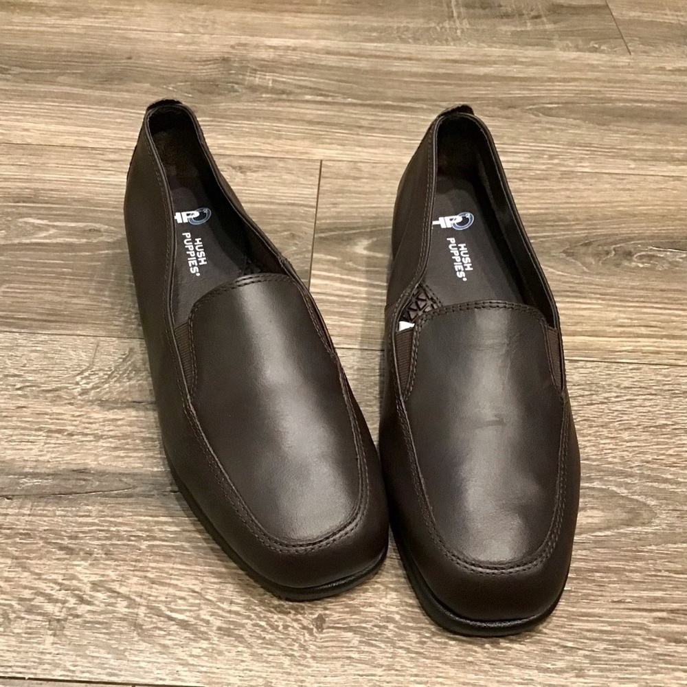 NEW‎ Hush Puppies® "Heaven" Women’s Slip-On Comfort Leather Shoes 10